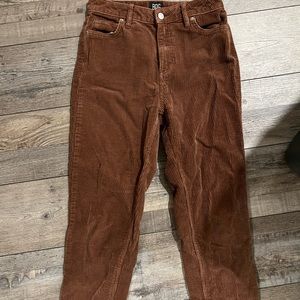 Urban Outfitters BDG Brown Corduroy Pants - Mom High-Rise - Size 26